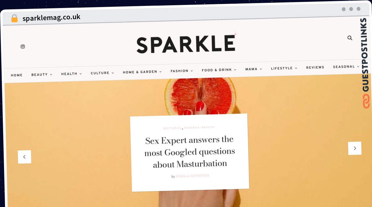 Publish Guest Post on sparklemag.co.uk