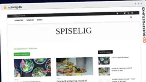 Publish Guest Post on spiselig.dk