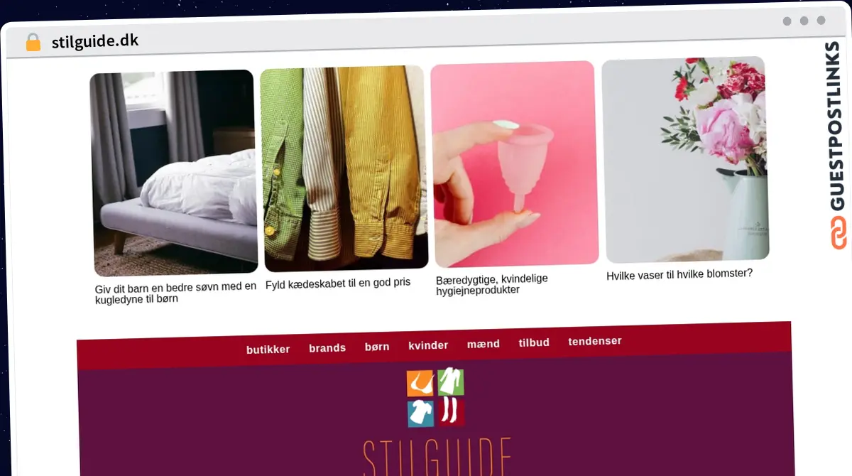 Publish Guest Post on stilguide.dk