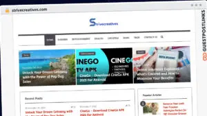 Publish Guest Post on strivecreatives.com