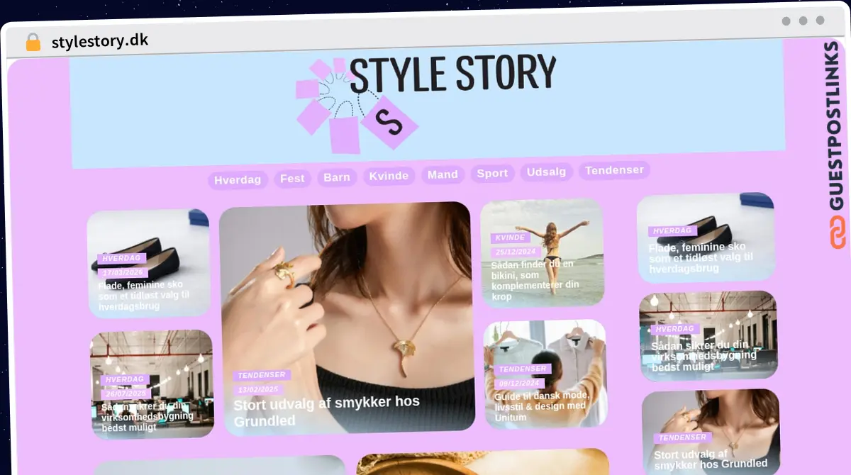 Publish Guest Post on stylestory.dk