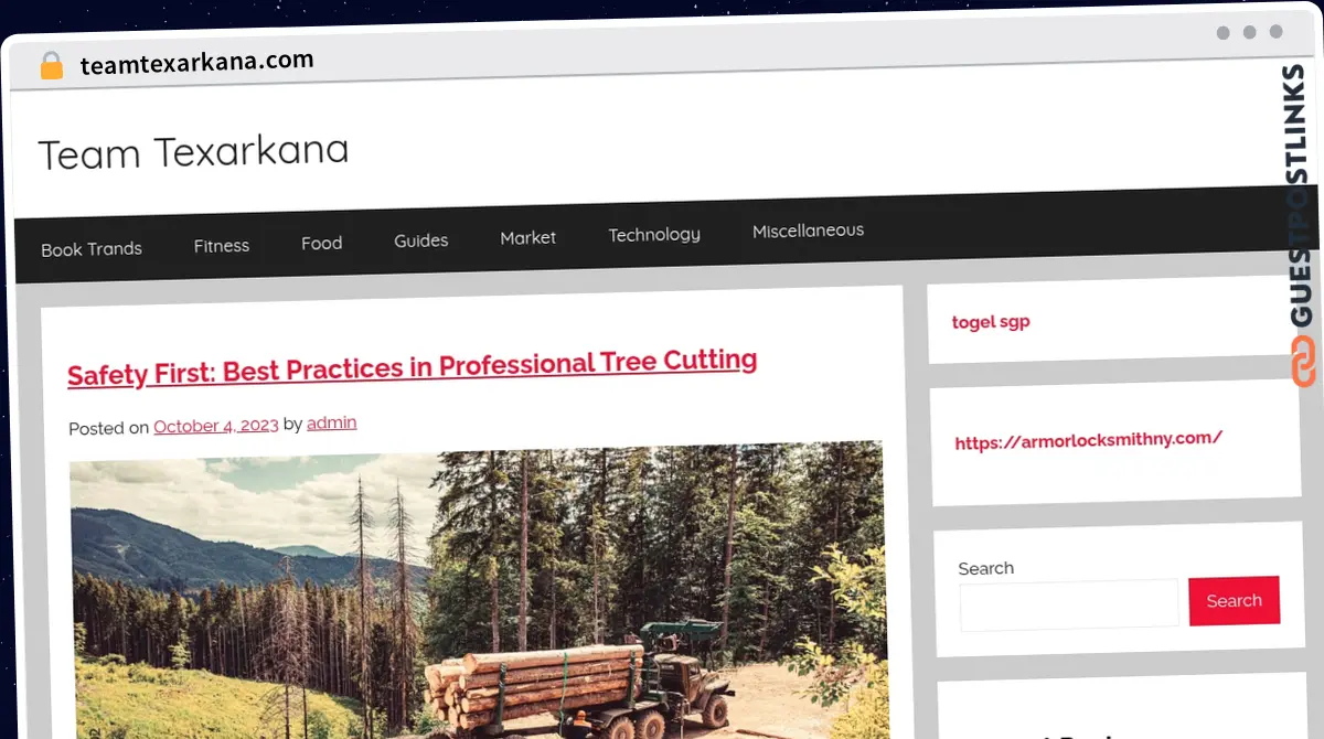 Publish Guest Post on teamtexarkana.com