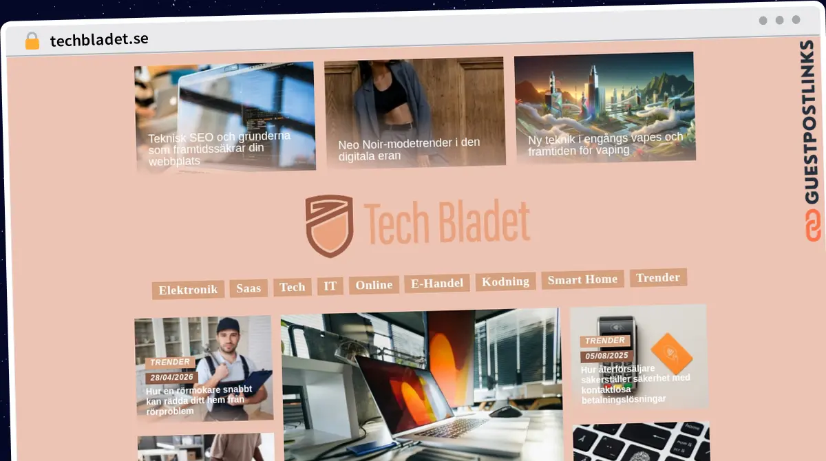 Publish Guest Post on techbladet.se