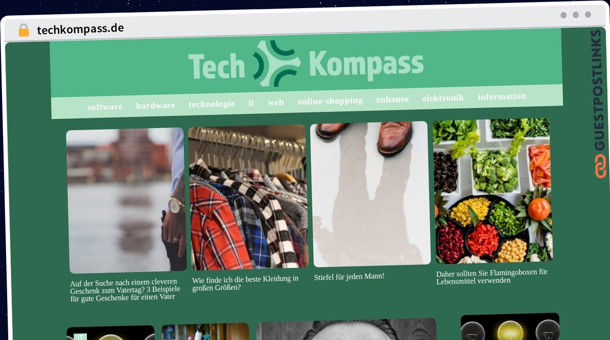 Publish Guest Post on techkompass.de