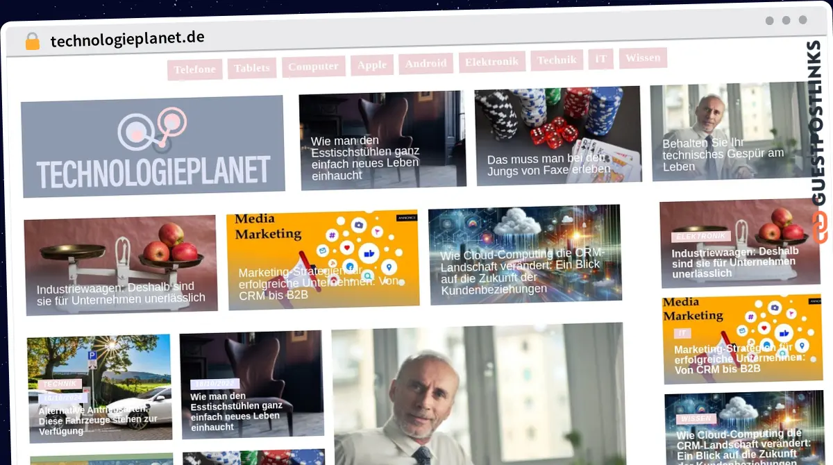 Publish Guest Post on technologieplanet.de