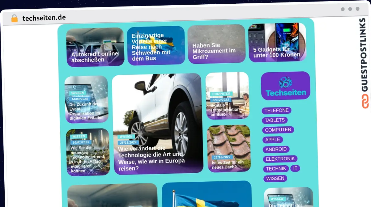Publish Guest Post on techseiten.de