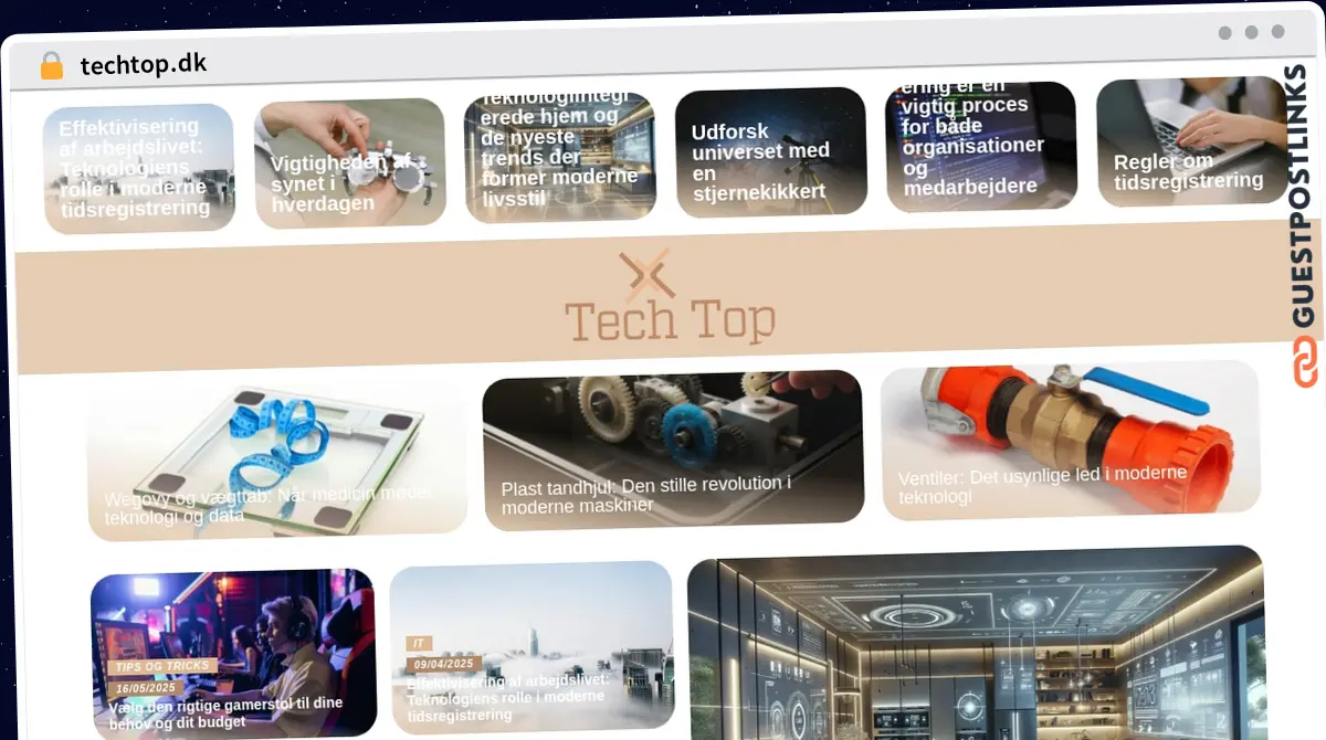Publish Guest Post on techtop.dk