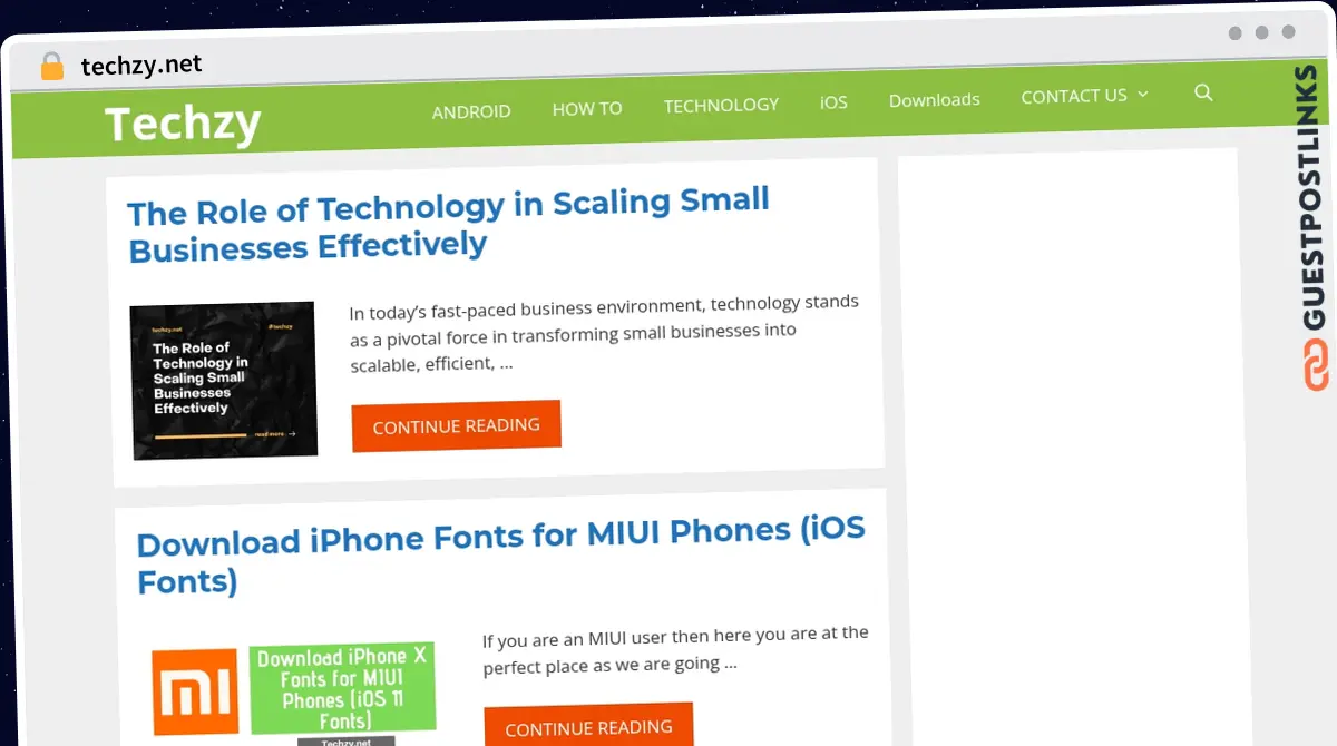 Publish Guest Post on techzy.net