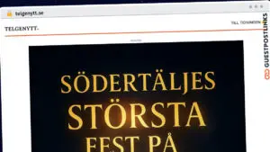 Publish Guest Post on telgenytt.se