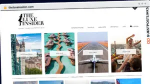 Publish Guest Post on theluxeinsider.com