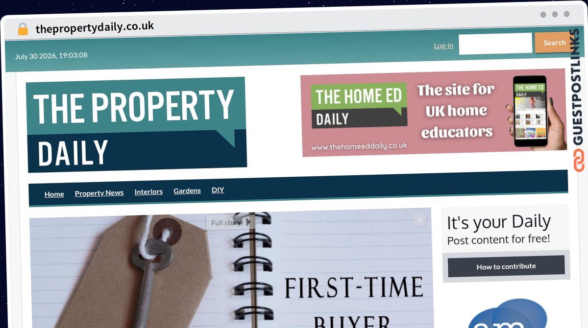 Publish Guest Post on thepropertydaily.co.uk