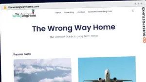 Publish Guest Post on thewrongwayhome.com