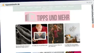 Publish Guest Post on tippsundmehr.de