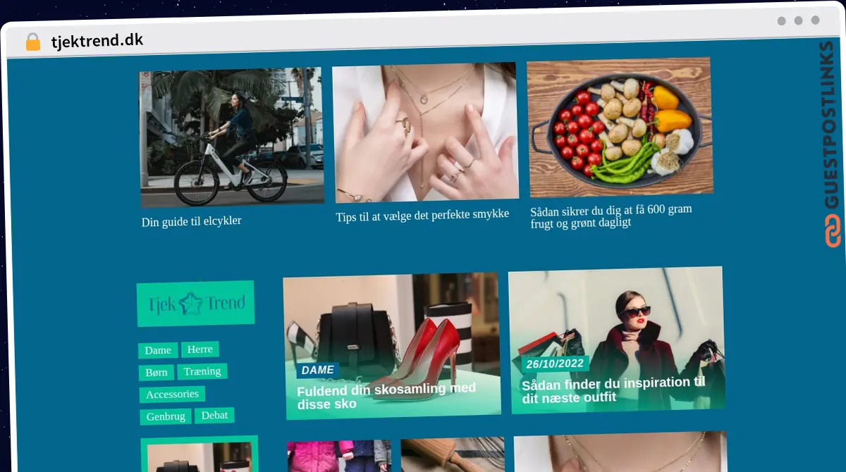 Publish Guest Post on tjektrend.dk