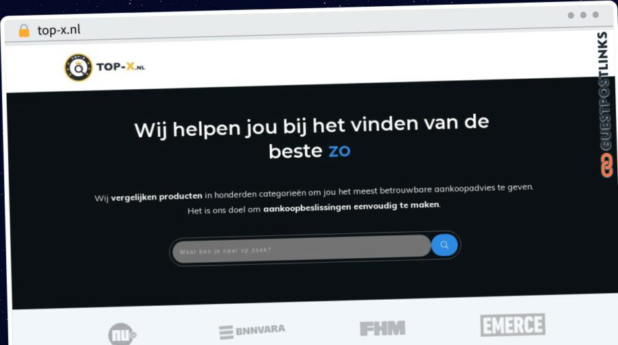 Publish Guest Post on top-x.nl