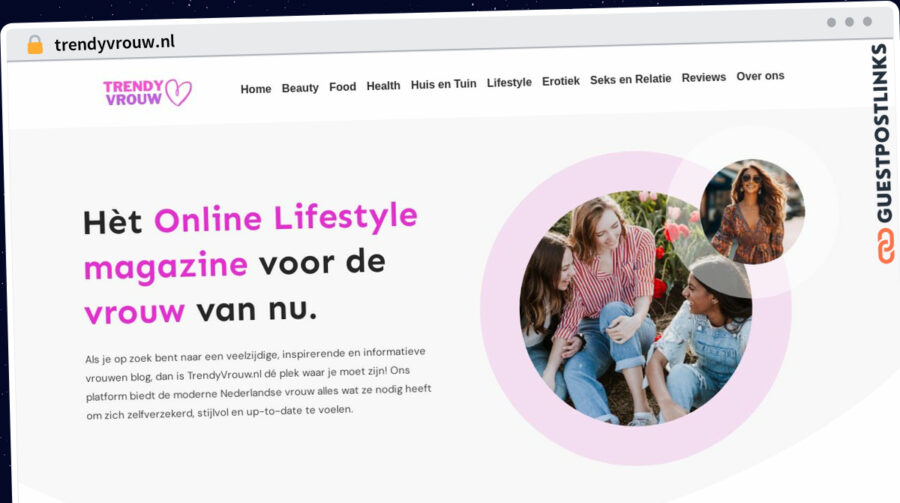 Publish Guest Post on trendyvrouw.nl