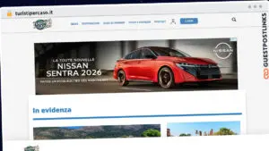 Publish Guest Post on turistipercaso.it