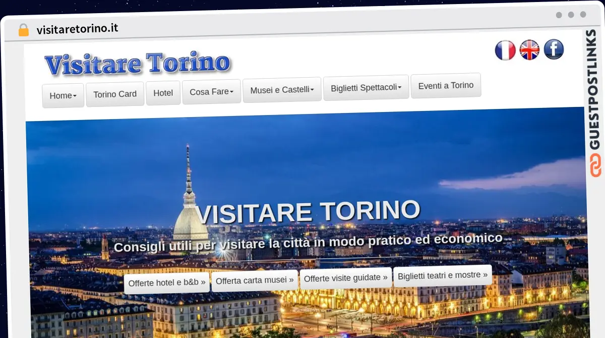 Publish Guest Post on visitaretorino.it