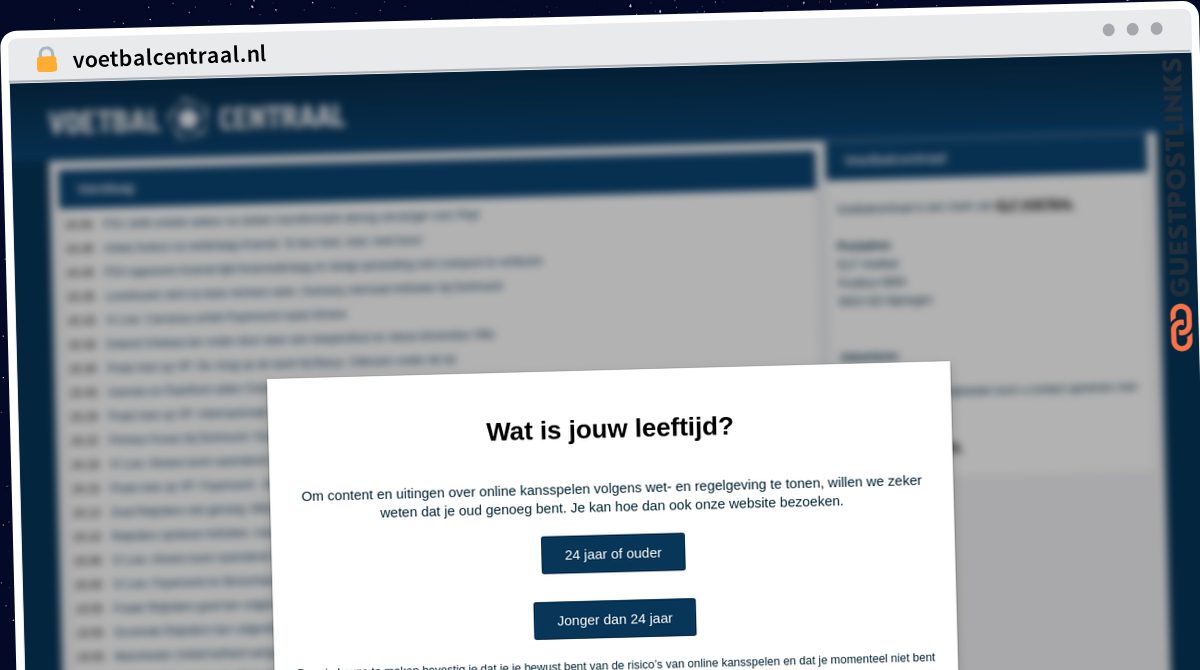 Publish Guest Post on voetbalcentraal.nl