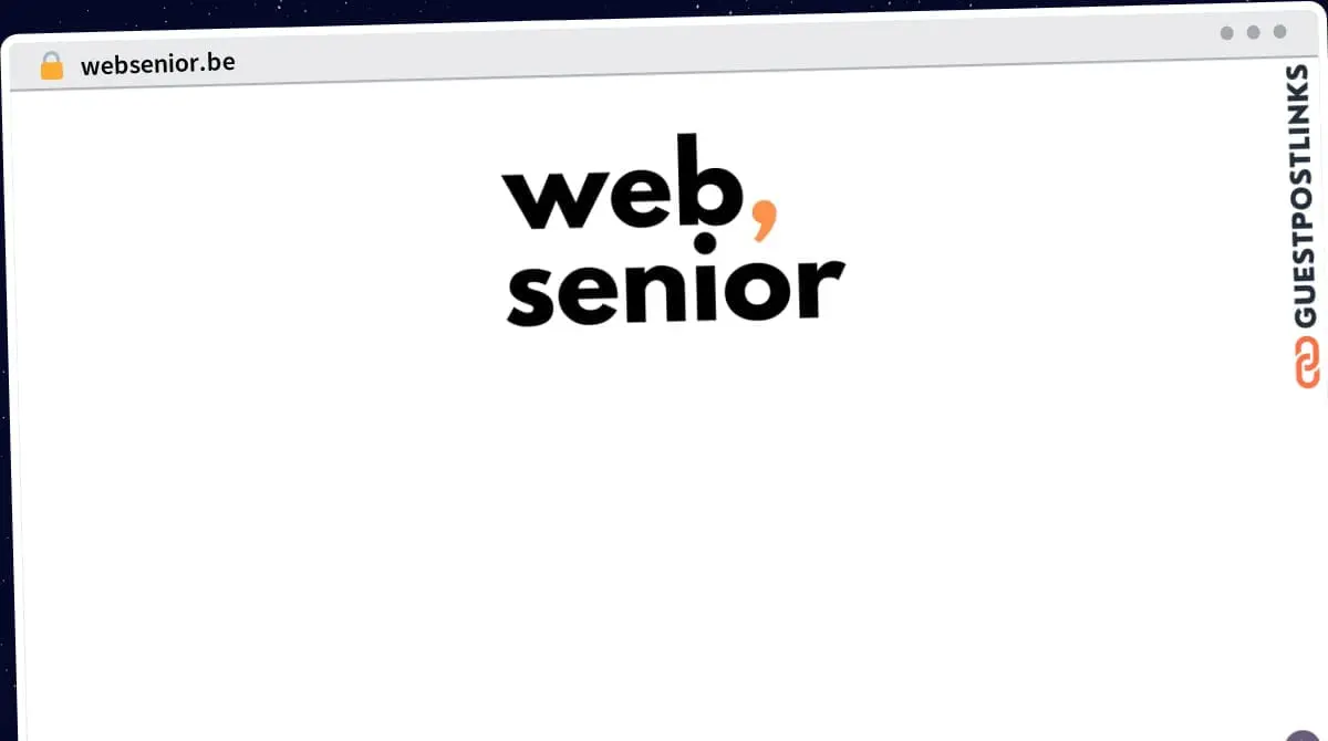 Publish Guest Post on websenior.be