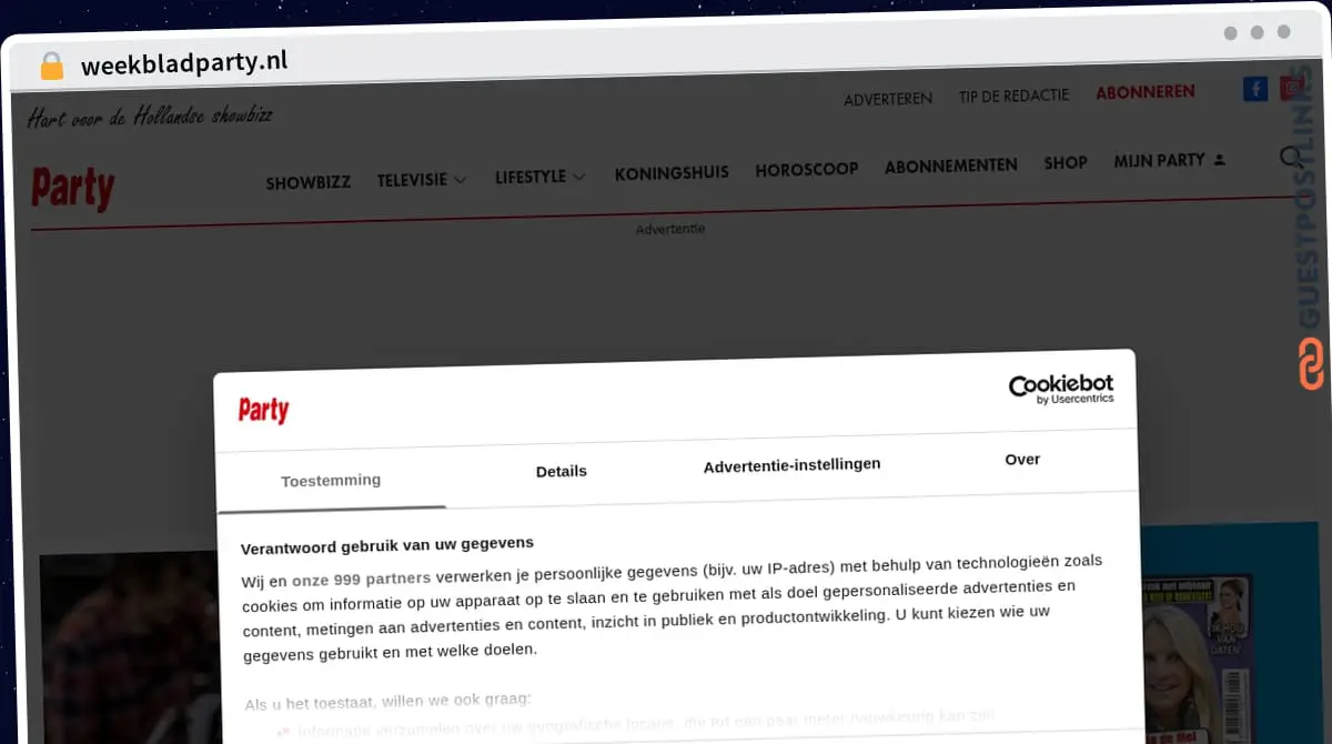 Publish Guest Post on weekbladparty.nl