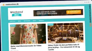 Publish Guest Post on weekendmor.dk