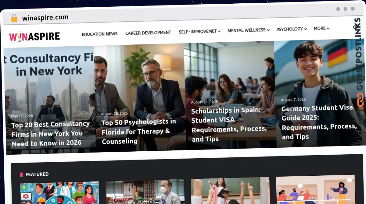 Publish Guest Post on winaspire.com