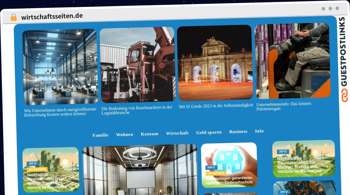 Publish Guest Post on wirtschaftsseiten.de