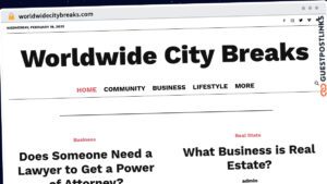 Publish Guest Post on worldwidecitybreaks.com