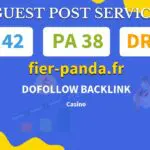 Buy Guest Post on fier-panda.fr