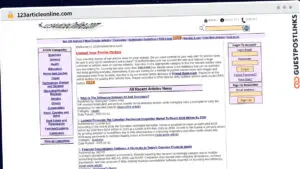 Publish Guest Post on 123articleonline.com