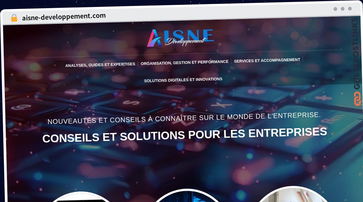 Publish Guest Post on aisne-developpement.com