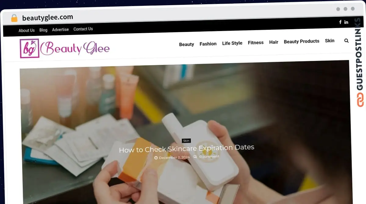 Publish Guest Post on beautyglee.com