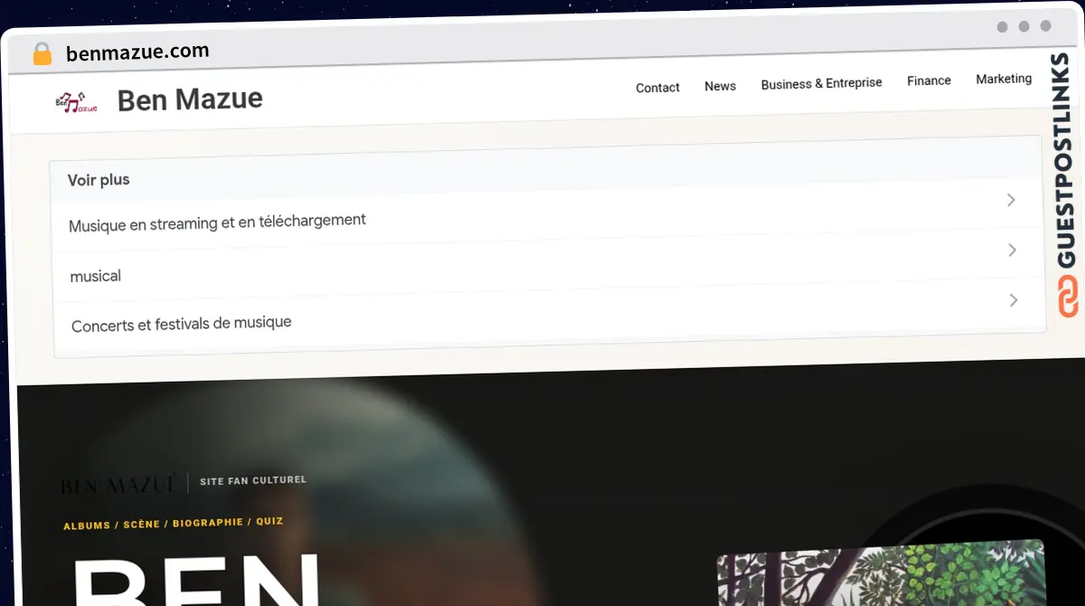 Publish Guest Post on benmazue.com
