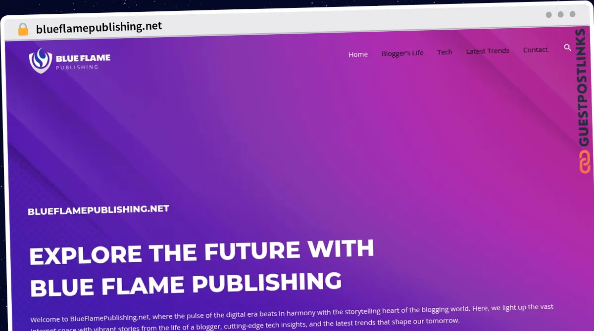 Publish Guest Post on blueflamepublishing.net