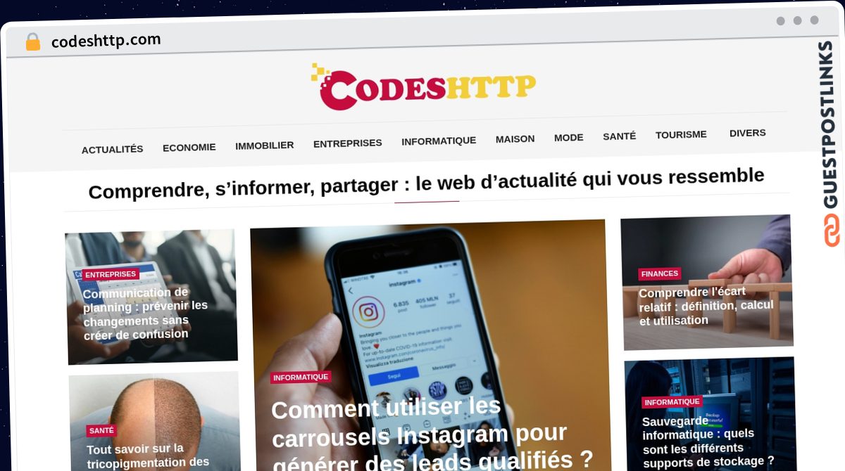 Publish Guest Post on codeshttp.com