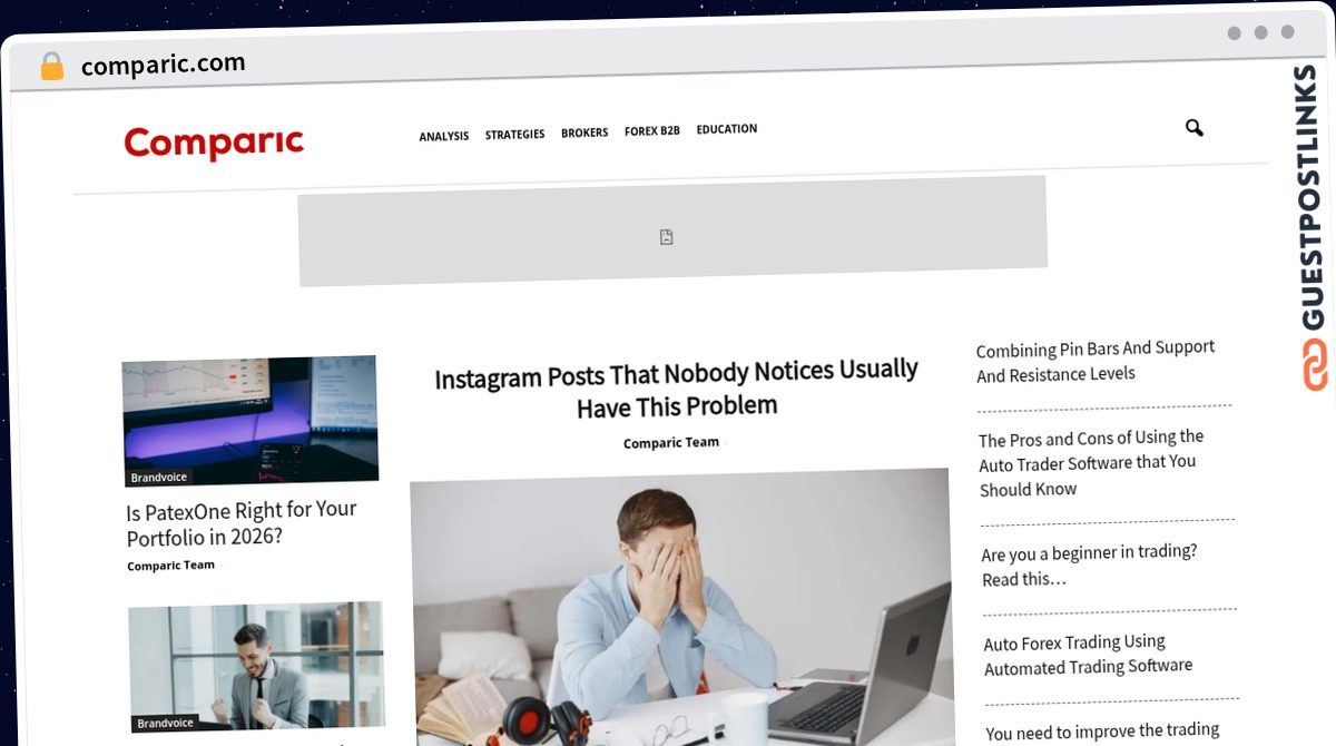 Publish Guest Post on comparic.com