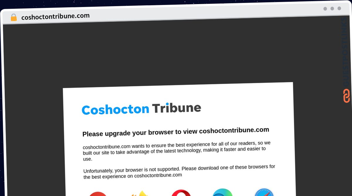 Publish Guest Post on coshoctontribune.com