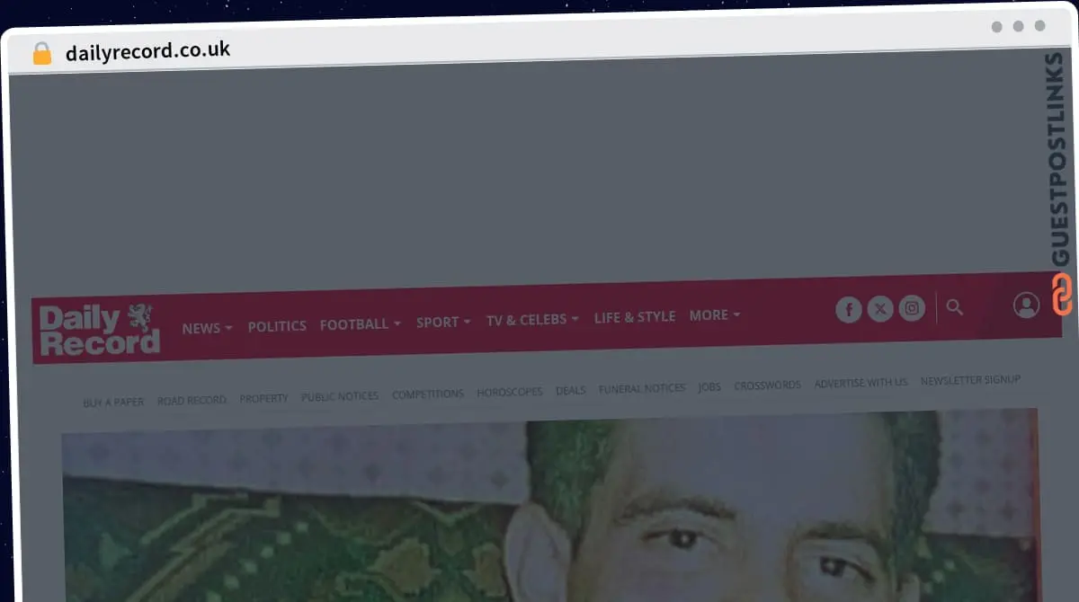 Publish Guest Post on dailyrecord.co.uk
