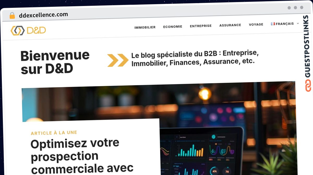 Publish Guest Post on ddexcellence.com