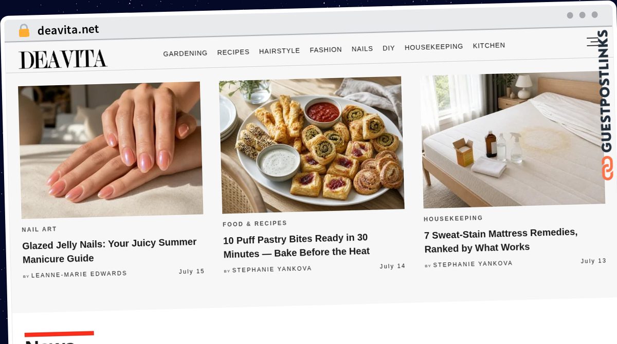 Publish Guest Post on deavita.net