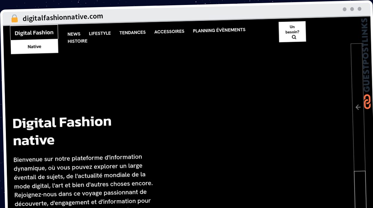 Publish Guest Post on digitalfashionnative.com