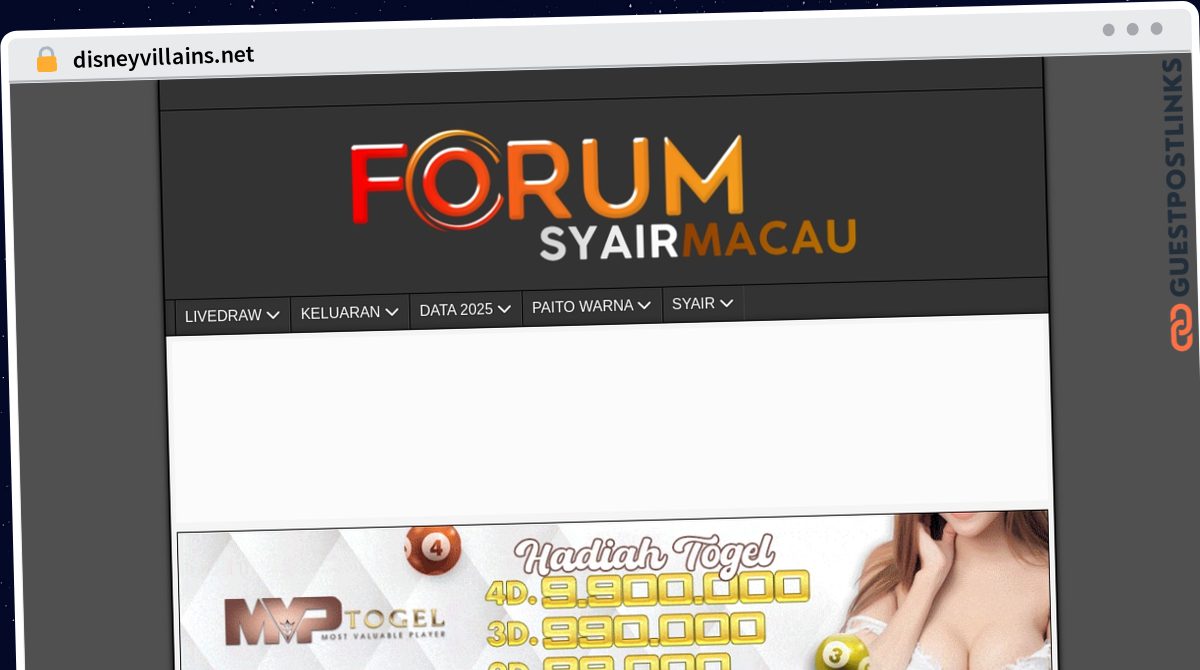 Publish Guest Post on disneyvillains.net