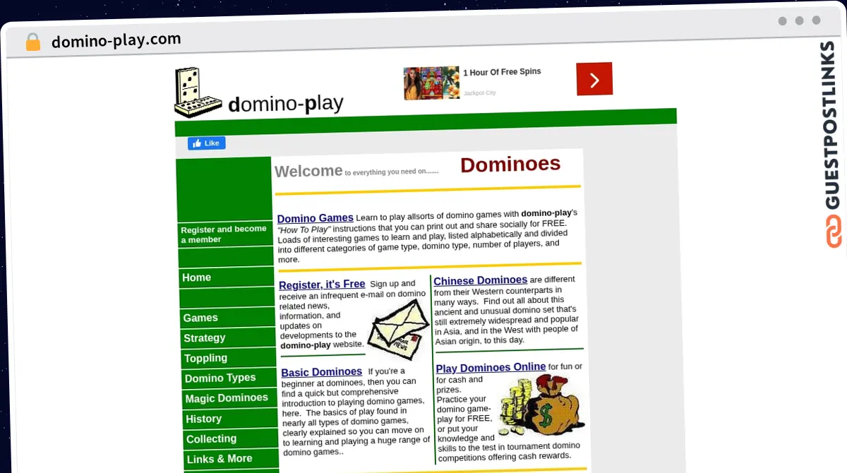 Publish Guest Post on domino-play.com