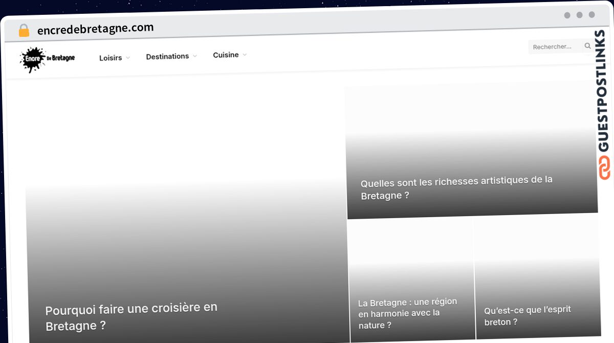 Publish Guest Post on encredebretagne.com