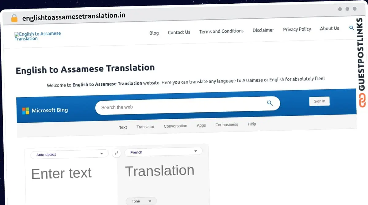 Publish Guest Post on englishtoassamesetranslation.in