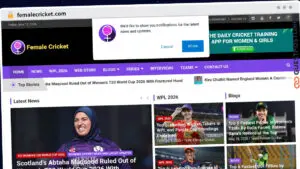 Publish Guest Post on femalecricket.com