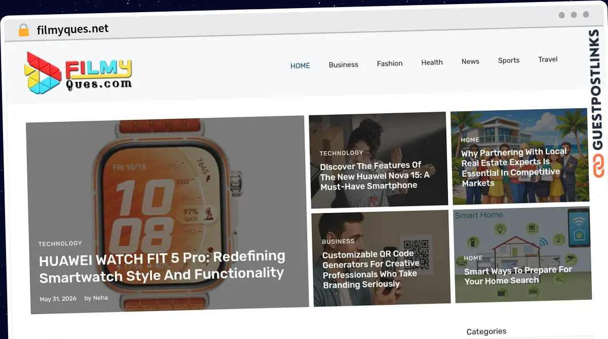 Publish Guest Post on filmyques.net