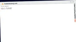 Publish Guest Post on fredericksburg.com