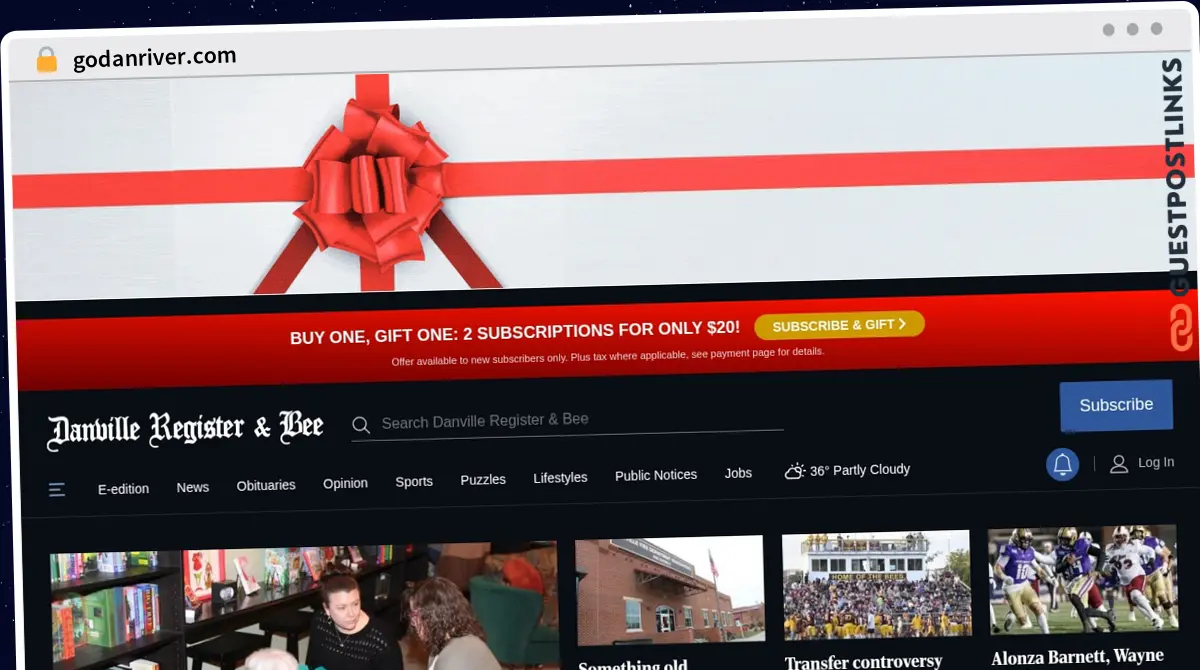 Publish Guest Post on godanriver.com